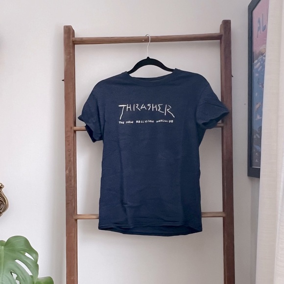 Distressed Thrasher Tee - Picture 1 of 5